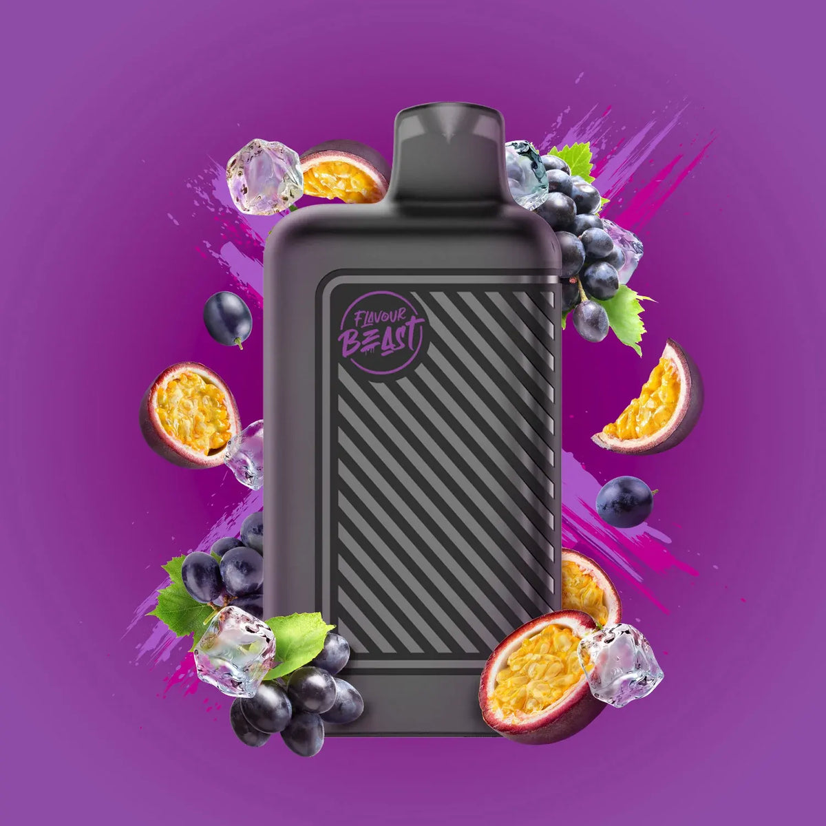 Groovy Grape Passionfruit Iced Flavour Beast 8000