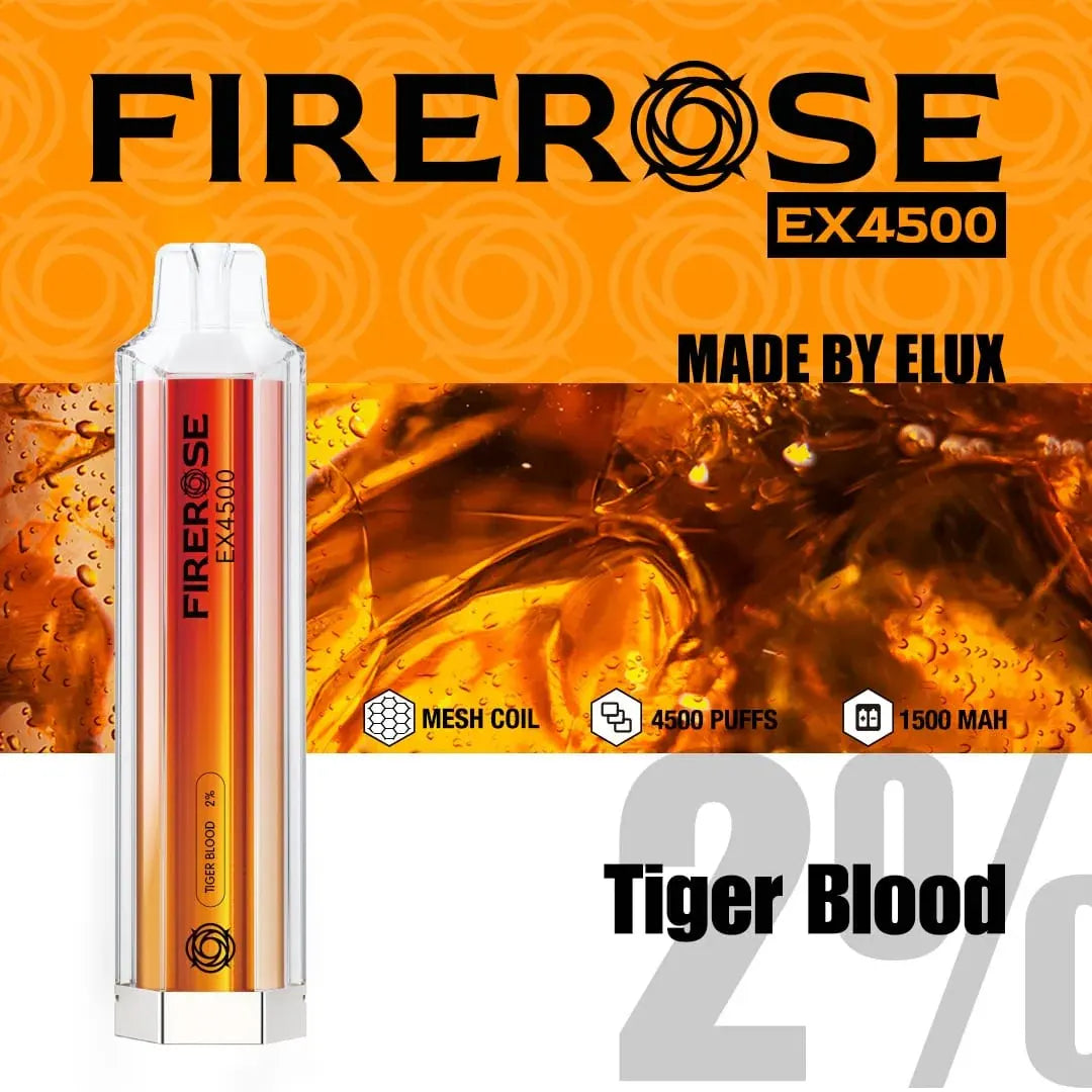 ELUX FIREROSE EX 4500 Disposable Vape