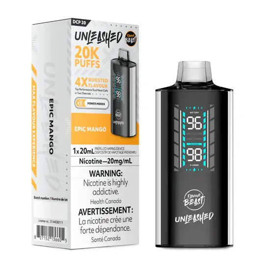 Flavour Beast Unleashed DCP 20K Puff Disposable Vape