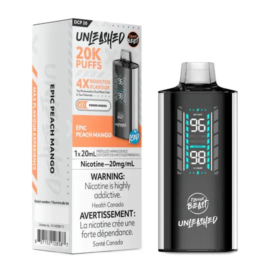 Flavour Beast Unleashed DCP 20K Puff Disposable Vape