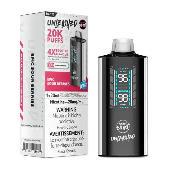 Flavour Beast Unleashed DCP 20K Puff Disposable Vape