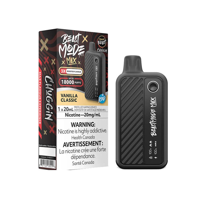 Vanilla Classic Flavour Beast Mode Max 18K Disposable Vape