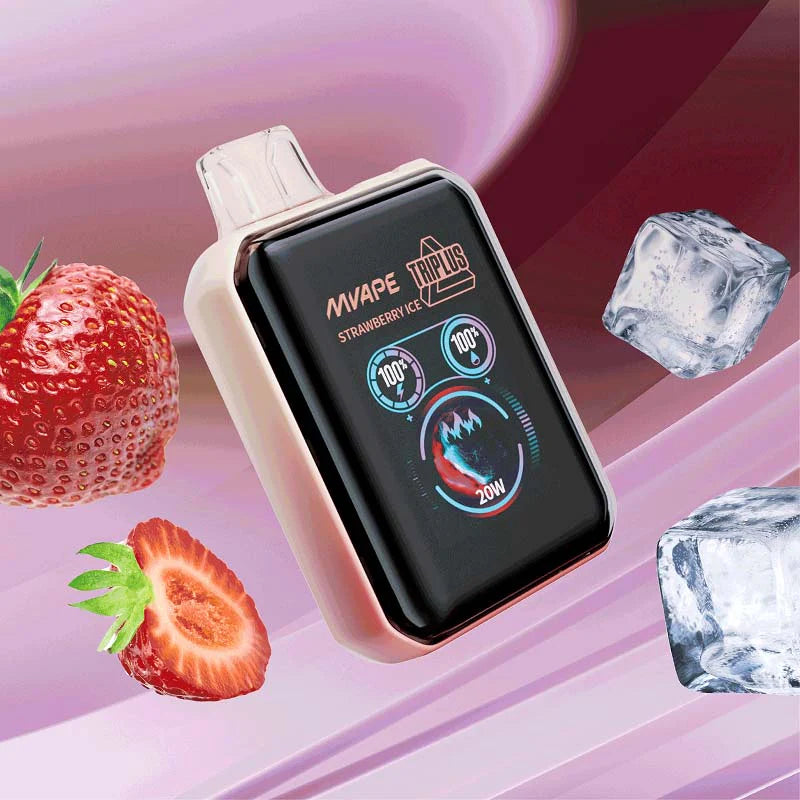 MVAPE Triplus 30K Disposable Vape Strawberry Ice