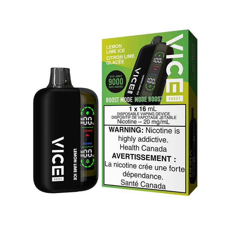 Lemon Lime Ice VICE Boost 9000 Disposable Vape