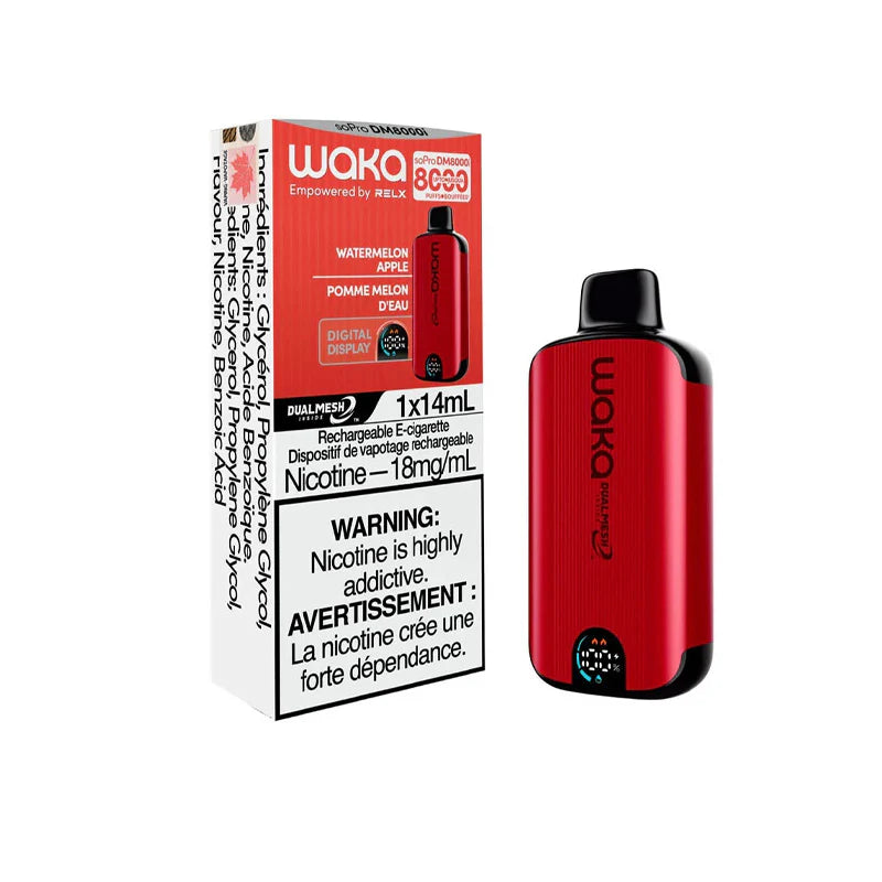 Watermelon apple Waka soPro DM8000i Disposable Vape