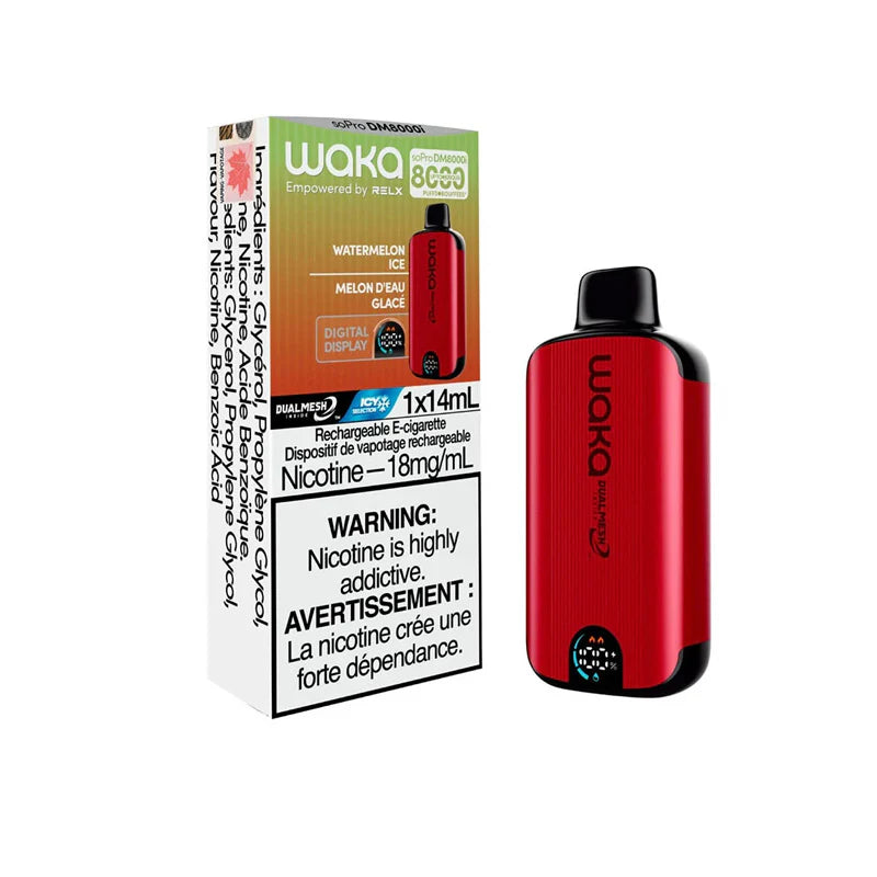 Watermelon ice Waka soPro DM8000i Disposable Vape