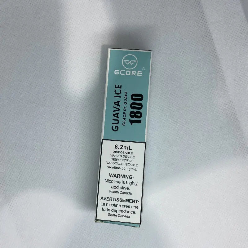 GCORE 1800 Puffs Disposable Vape (limit 1 per customer)