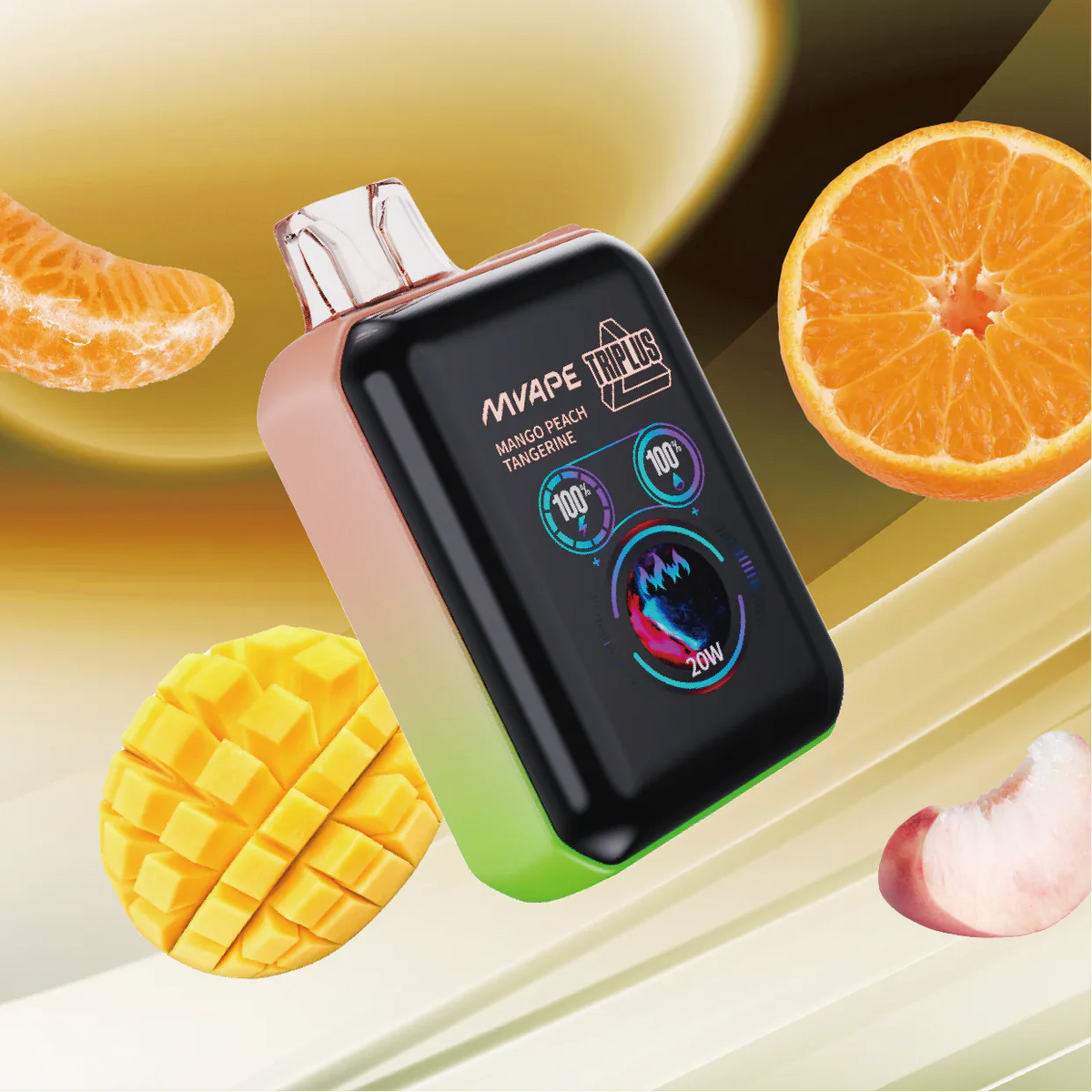 MVAPE Triplus 30K Disposable Vape Mango Peach Tangerine